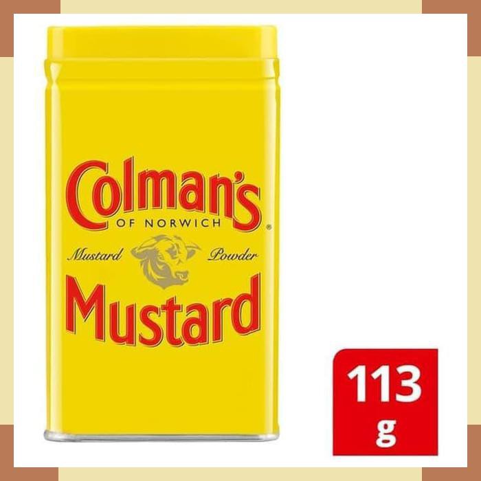 

Colman's Mustard Powder Bumbu Mustard Bubuk Import 113g in Tin