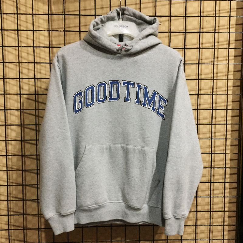 Hoodie Have A Good Time Script Blue