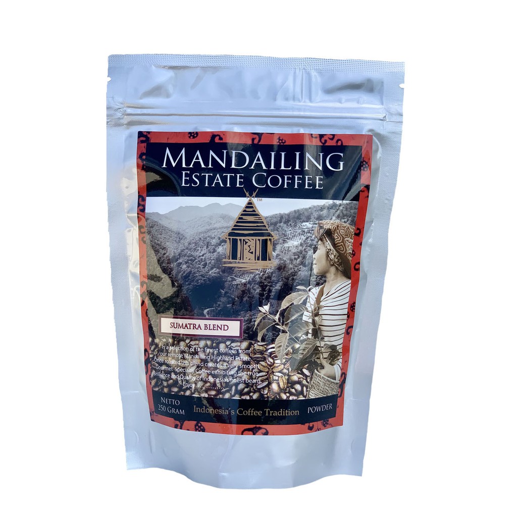 

Mandailing Estate Coffee Solid Silver 250gr Powder