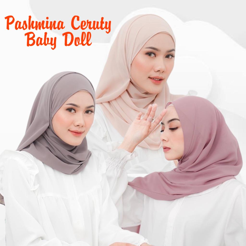 HIJAB PASHMINA CERUTY BABYDOLL