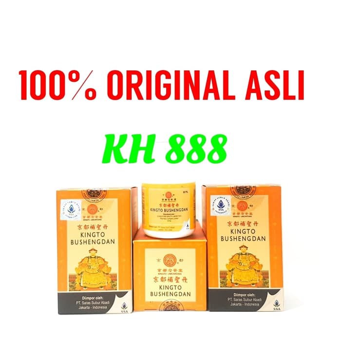 Obat Cina China  Kingto Bushengdan - obat kesuburan dan stamina pria  Resep Leluhur