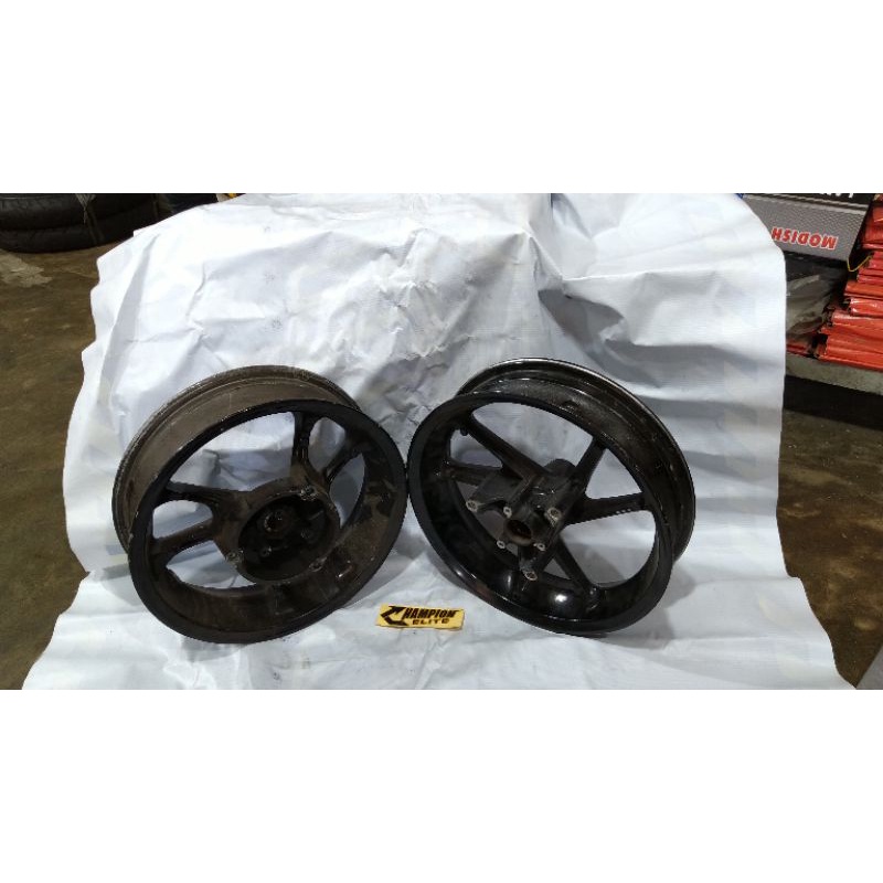 velg depan belakang original bekas copotan nmax old lama 2015