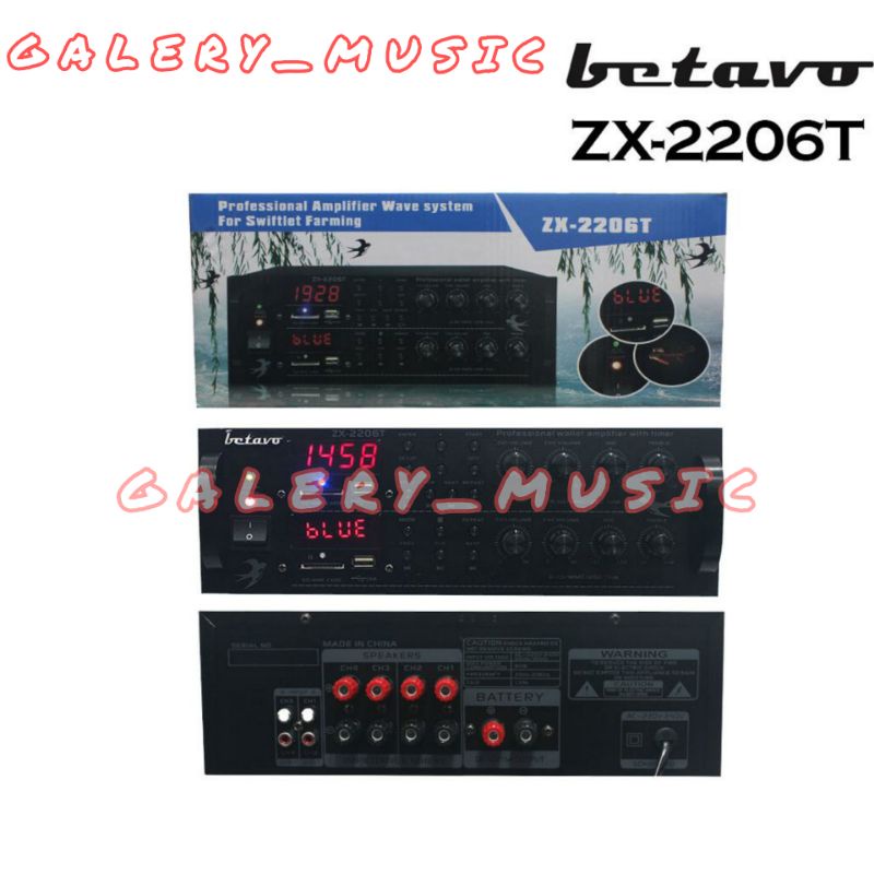 Amplifier Wallet Betavo ZX 2206 Ampli Walet 2206T/ ZX 2206T AMPLIFIER WALLET BETAVO
