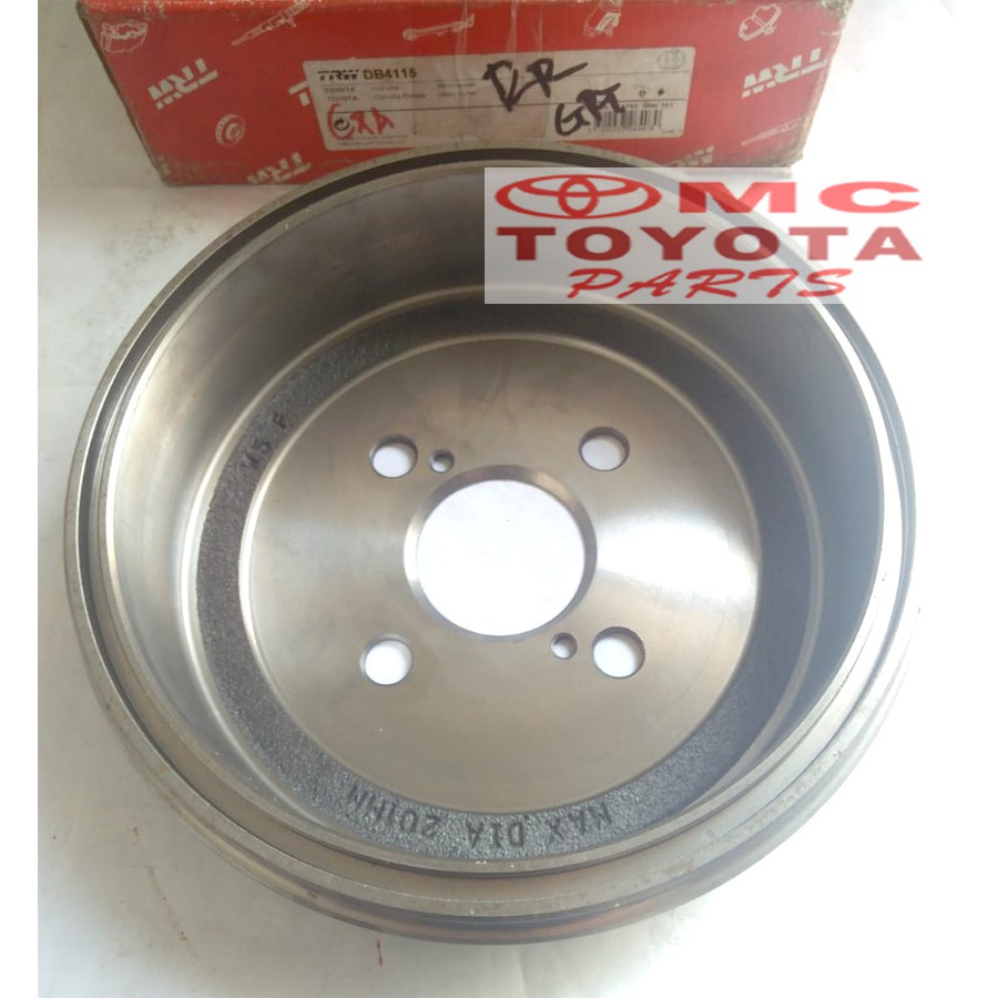 Tromol Rem Belakang / Brake Drum Rear Corolla Great DB-4115