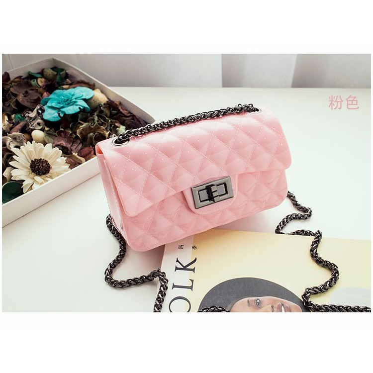 Tas Selempang Wanita Fashion Premium Jelly Silica Uk. 18cm