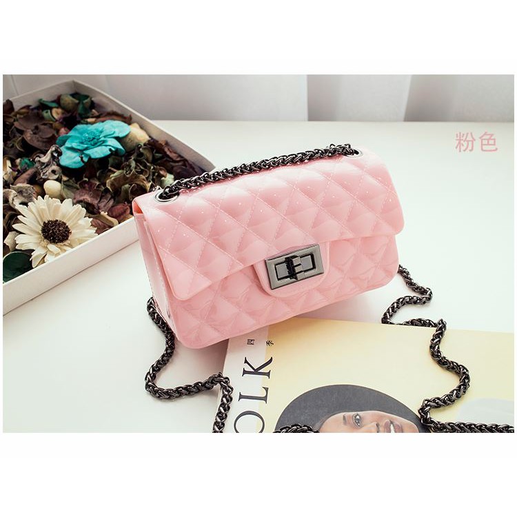 Tas Selempang Wanita Import Fashion Premium Jelly Silica Uk. 18cm