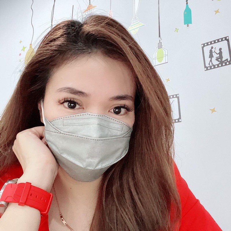 Masker Earloop 4D5 Warna Random Isi 10 Pcs Real Pict accfashionmurah