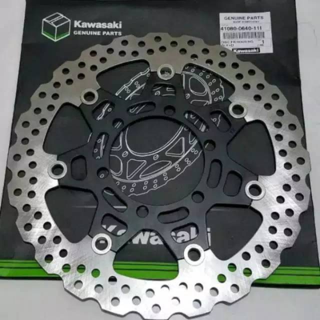 Piringan cakram disk depan klx 150 bf extreme  D TRACKER original kawasaki 41080-0760-111