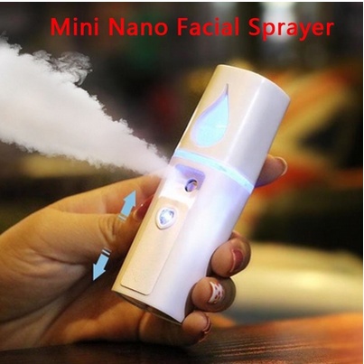 (COD)Nano Spray Portable / Mist Sprayer Perawatan Wajah Pelembab Wajah Mini USB nano seprai