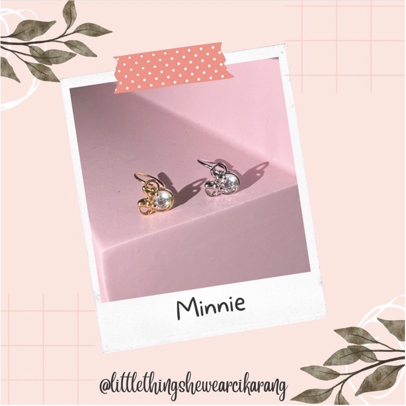 Littlethingshewear - Anting Anak MINNIE 0.6gr