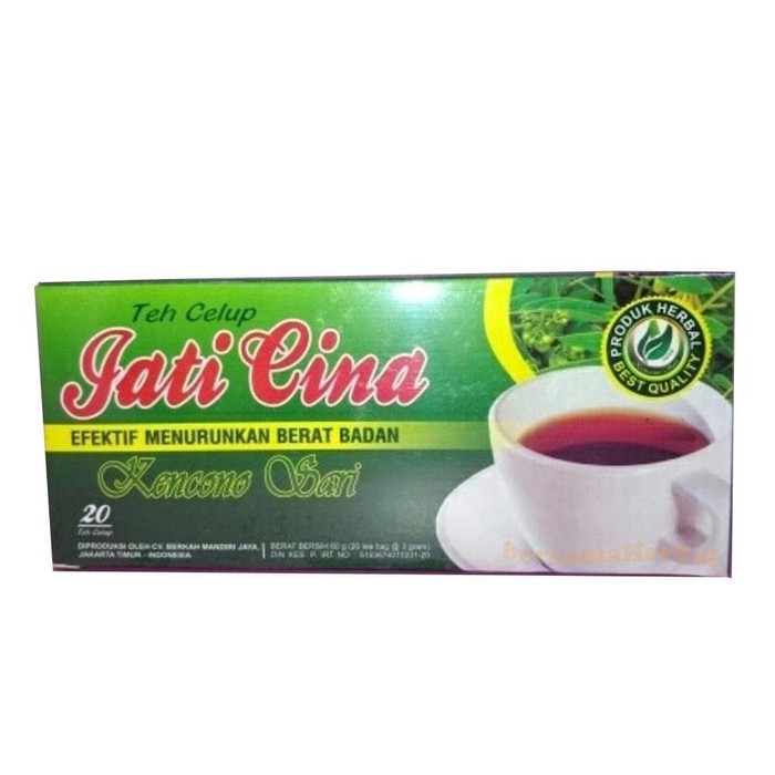 TEH CELUP JATI CINA KENCONO SARI 1 BOX ISI 20 KANTUNG