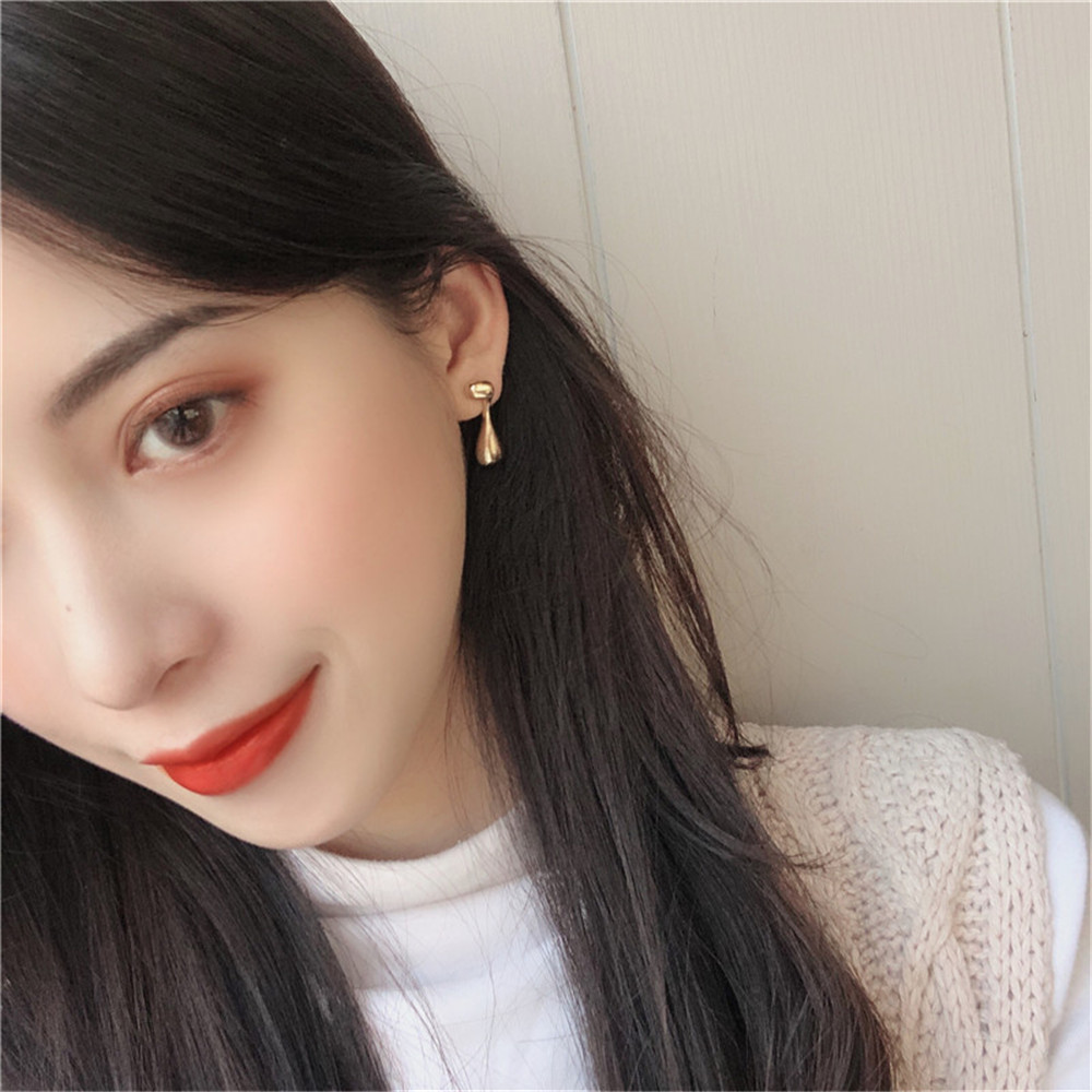 【TERSEDIA &amp; COD】Earrings Female Temperament Creative Hollow Simple Stud Earrings