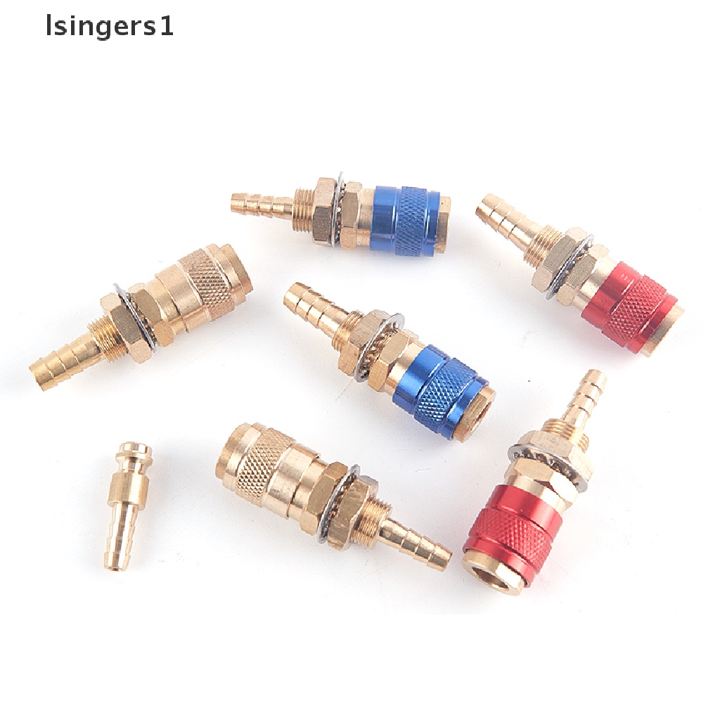 (lsingers1) Adapter Konektor Gas Water Coolinged Untuk Stang Las TIG / MIG M6 / M8