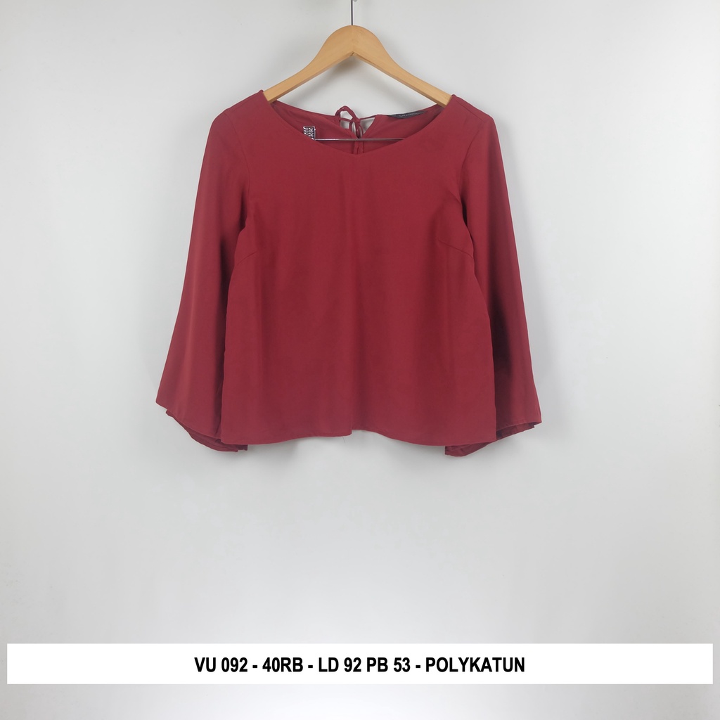 Thrift Blouse Vintage | Kode V4-VU 092