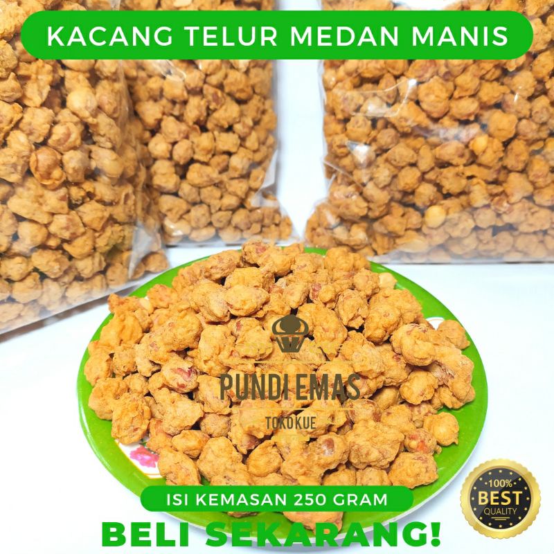 Kacang Telor Medan 1Kg / Kacang Telur Medan Manis / Kacang Bandung Kiloan