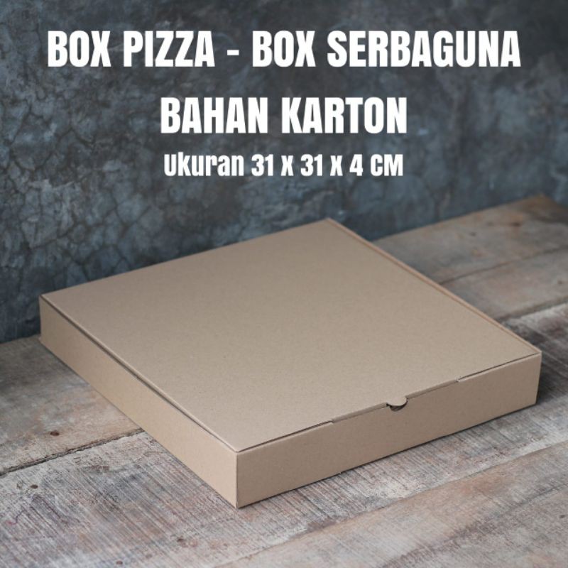 

KOTAK BOX PIZZA POLOS XL 31 (PEMBELIAN PER 50 PCS)