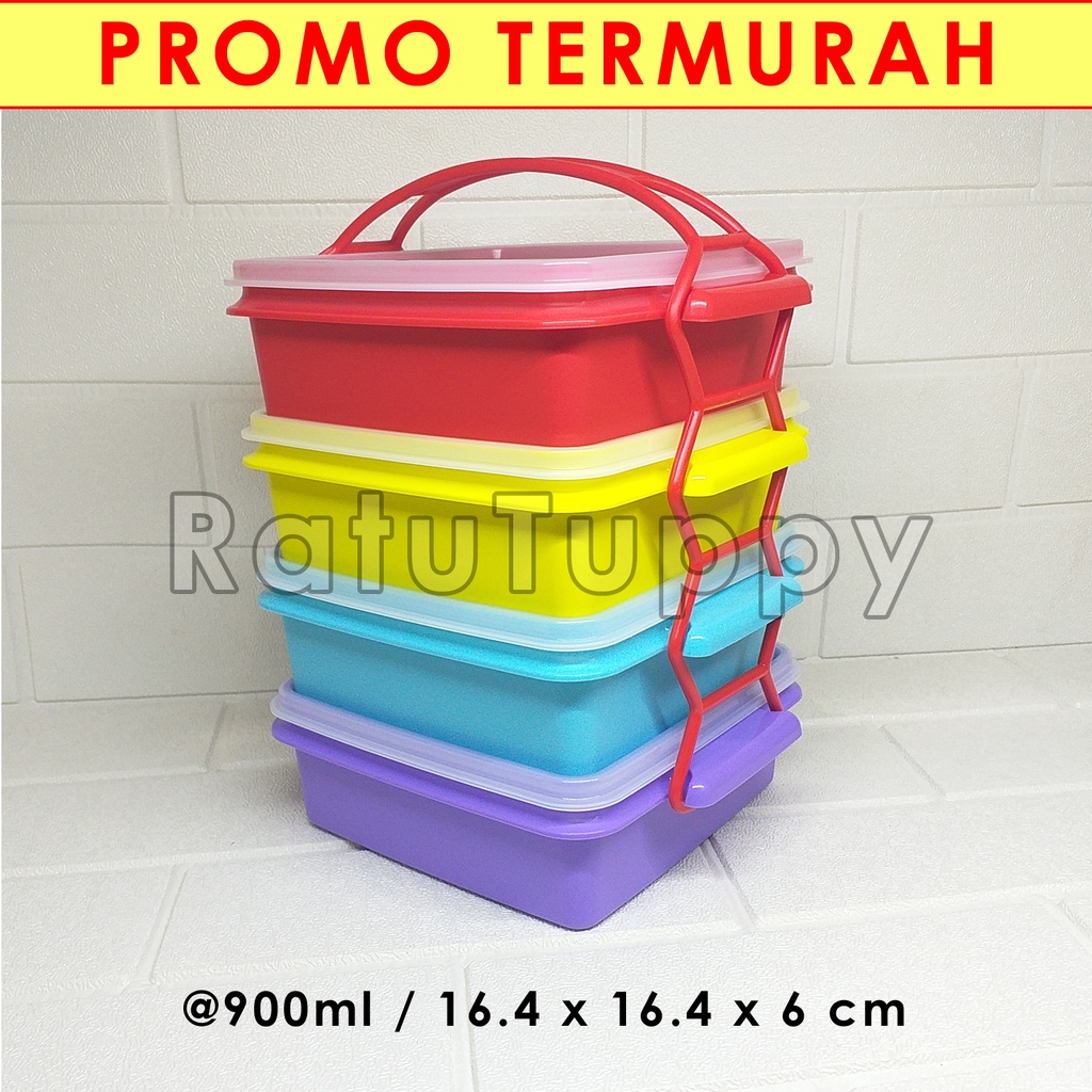 TERMURAH Carry All Set - Rantang 4 Tingkat Tupperware