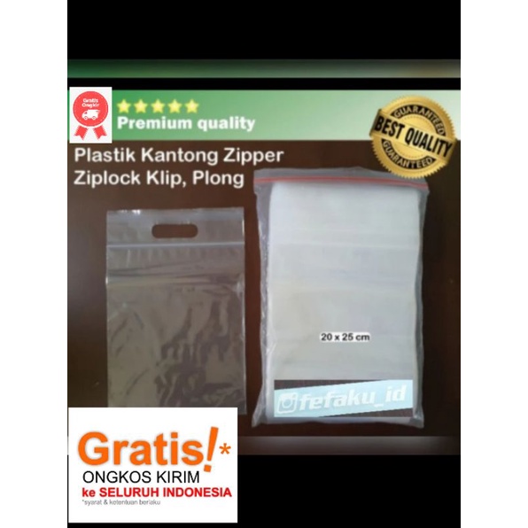 Plastik Klip jinjing ziplock Pond Plong Pegangan Tangan / Handle hand untuk Sepatu anak, baju anak ,