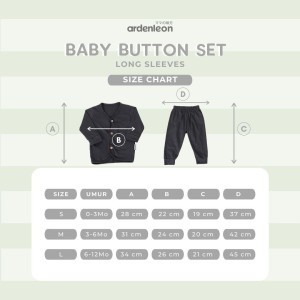 Makassar ! Baby Button Set Long Sleeve ARDENLEON  SS 12