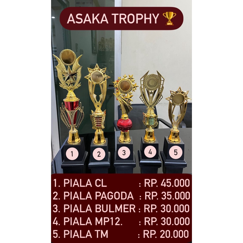 Trophy Piala Murah / Souvernir dan Grosir piala