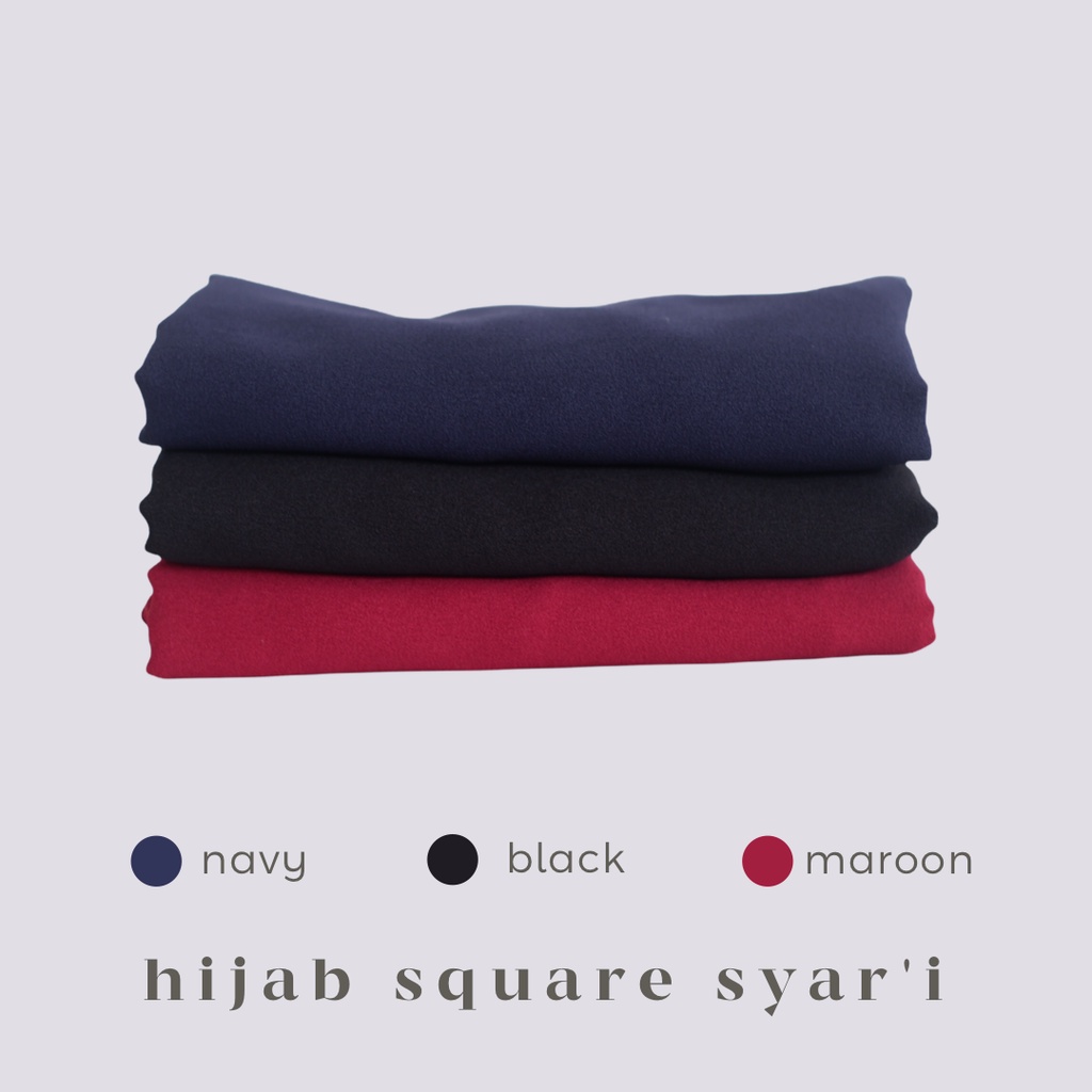 HIJAB SEGI EMPAT DIAMOND 120X120CM/ HIJAB SQUARE DIAMOND