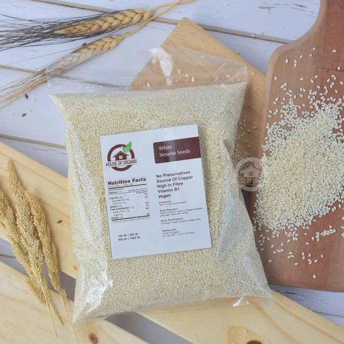 

White Sesame Seeds (biji wijen putih) 1000gr