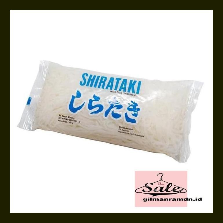 

S40Cgils Mie Shirataki Biru - Wet Shirataki Blue Noodle 200 Gram Fls40Ggs