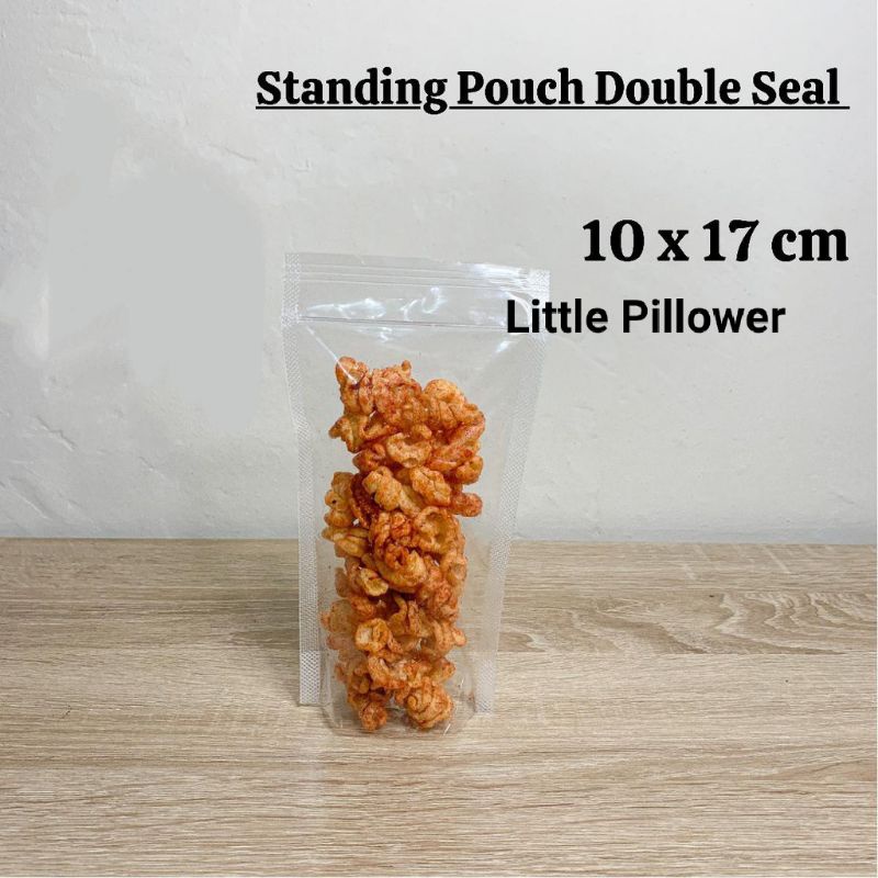 (ISI 50PCS) Standing Pouch PP klip uk.10x17/pouch plastik/plastik klip