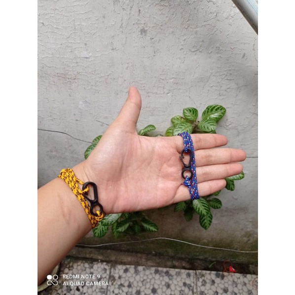 GELANG TALI PRUSIK PRIA WANITA MINI BERBAGAI WARNA LUCU