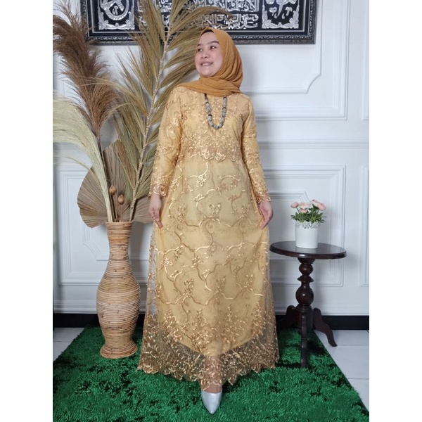 Gamis rempel dada busui/Gamis