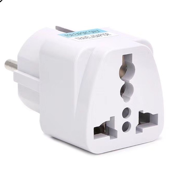 Travel Adaptor Universal Colokan Listrik Sambungan Colokan Kaki 3 ke Kaki 2