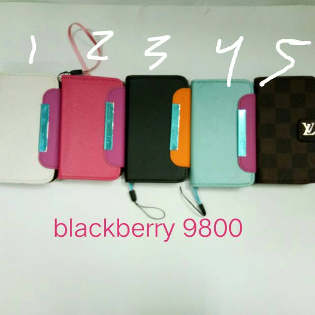 Promo termurah flipcover bahanume blackberry 9800 leather case book sarung cover