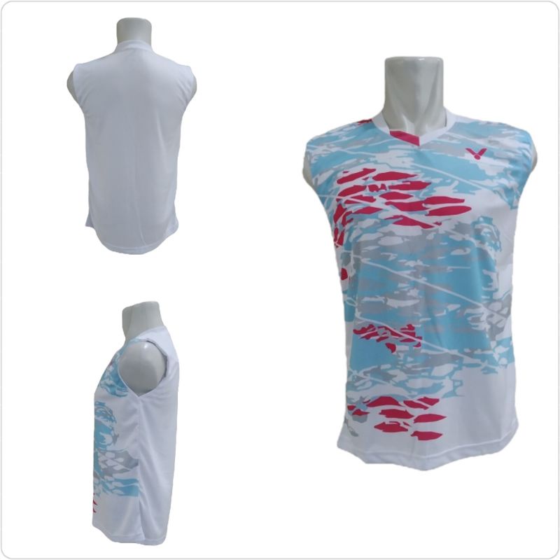 Singlet Badminton Kaos Atasan Singlet Bulutangkis Dewasa V140