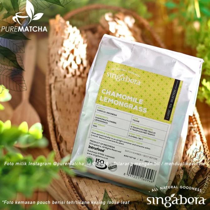 

Jual Singabera Teh Premium Indonesia - Singabera Chamomile Lemongrass 50Gr Teh