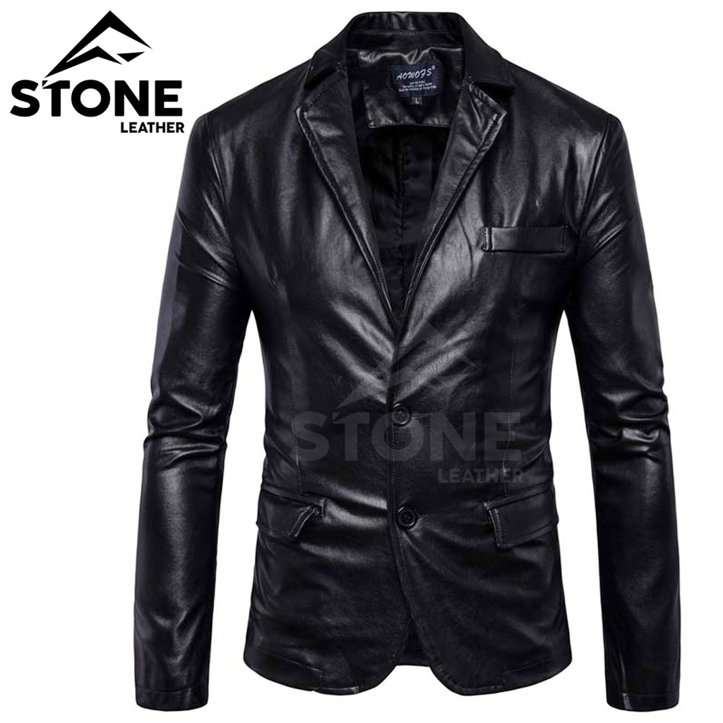 JAKET FORMAL PRIA BLAZER KULIT SINTETIS