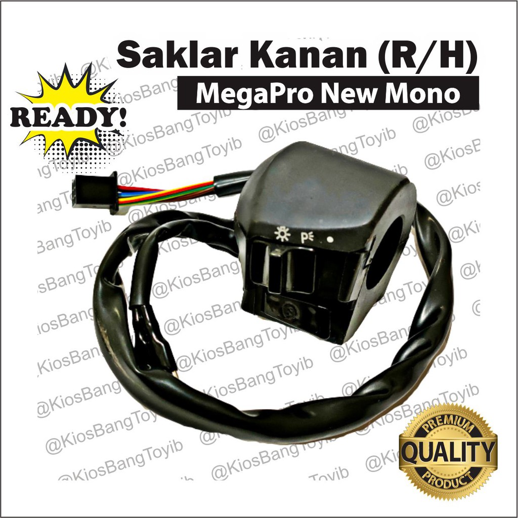 Saklar Holder Handle Switch Kanan Honda MegaPro New Mono  ★ISHIMA★