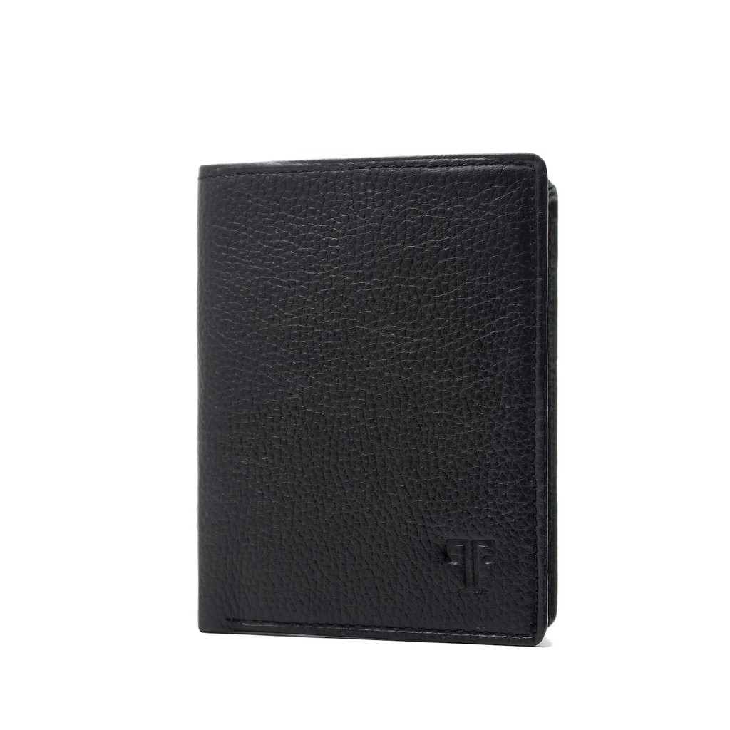 TOKOKOE - Dompet Pria Original Kulit Lipat Hitam Dompet Lipat Pendek Dompet Murah Dengan Kotak - Troy - Leto