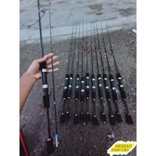 Joran AJIRO KUJIRA 8-17lbs Fiber Solid MURAH