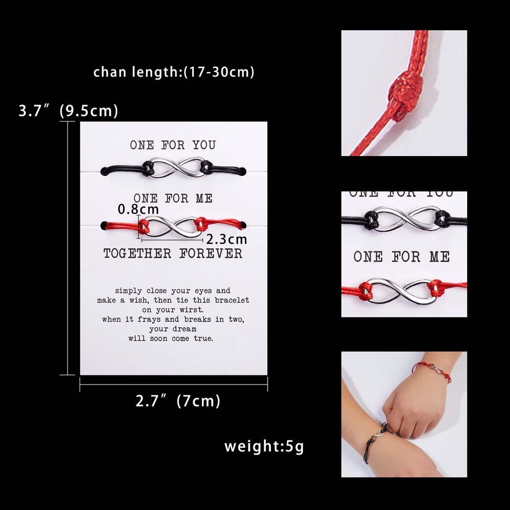 Needway   Gelang Pasangan Korea Untuk Wanita Mahkota Hati Kupu-Kupu Salib Aksesoris Fashion