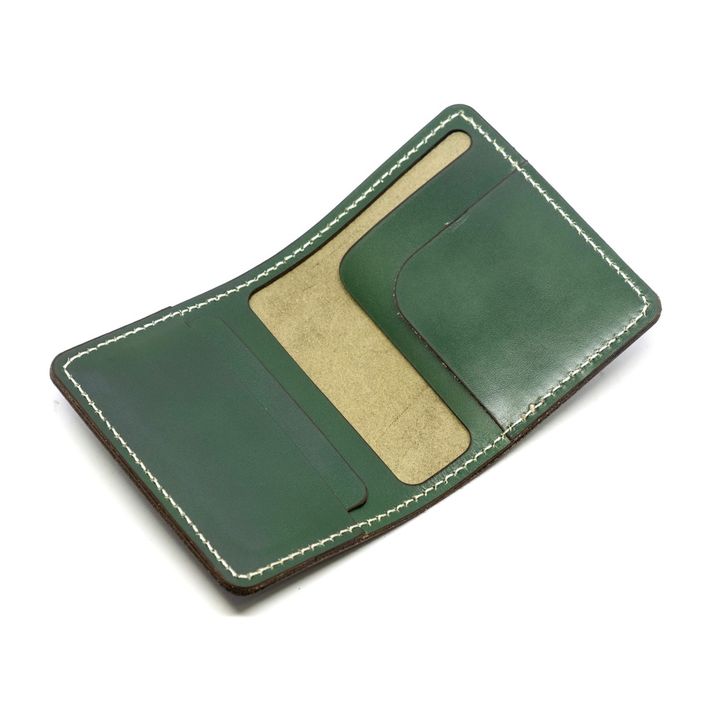 dompet kulit asli unik minimalis muat uang dan kartu tan - PHWL996