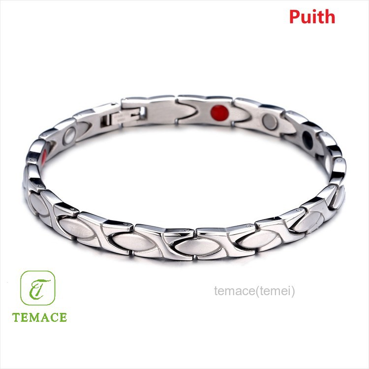 Gelang Titanium Anti Karat Kualitas Tinggi Warna Rose Gold 18K untuk Wanita g932210 #