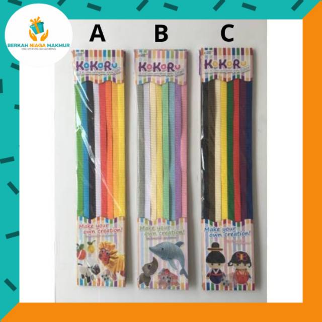 

Kertas Kokoru Strip Panjang / Corrugated Paper Strip