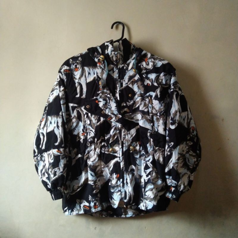 Jaket Vintage Kensho Abe Sports Jaket Kensho Abe / Kensho Abe Silk Jacket / Kensho Abe Full Print