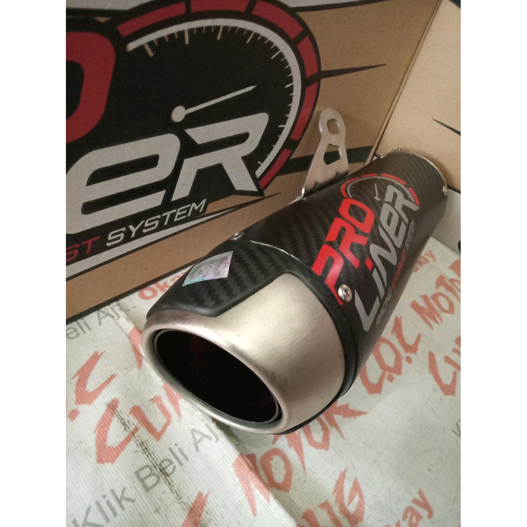 KNALPOT RACING PROLINER TR2 CARBON CBR250RR CBR 2 SILINDE bac 88