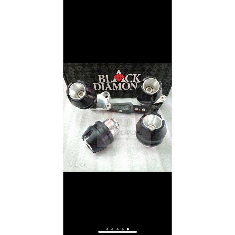 JALU AS RODA &amp; JALU KNALPOT BLACK DIAMOND NMAX AEROX LEXI PCX VARIO 150