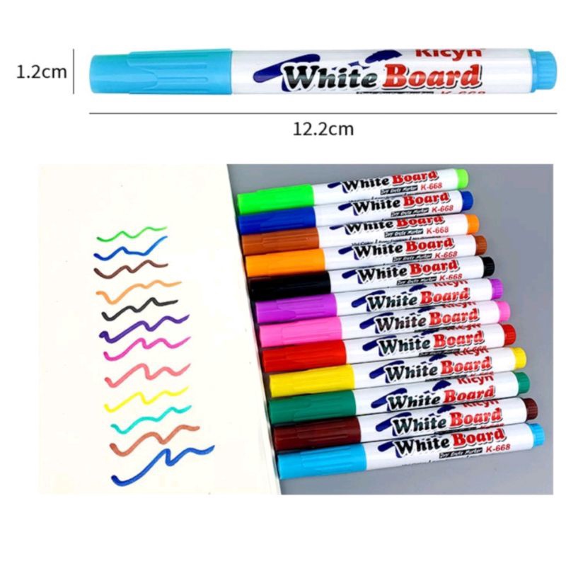

GROSIRJUJUR Spidol Ngapung Papan Tulis Whiteboard Marker Floating