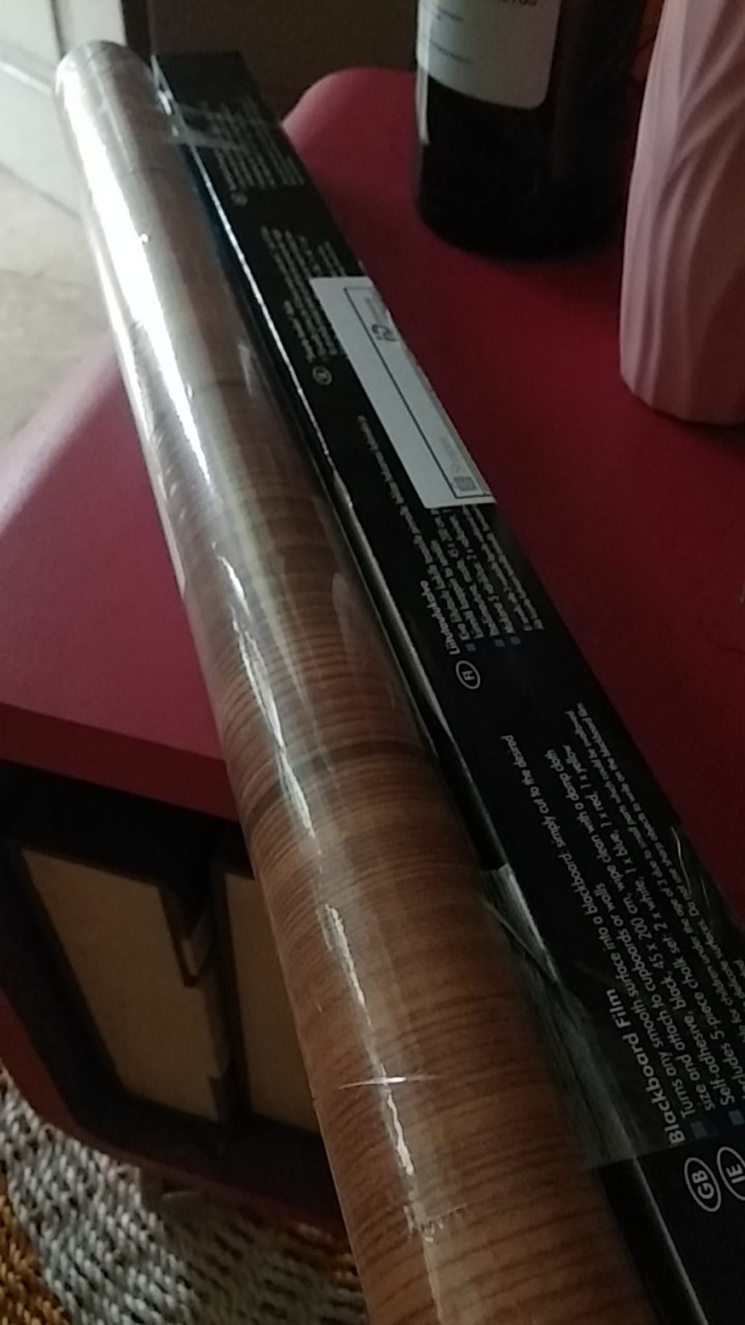 Wps139 Teak Wood List Walpaper Stiker Wallpaper Sticker 45cmx5m