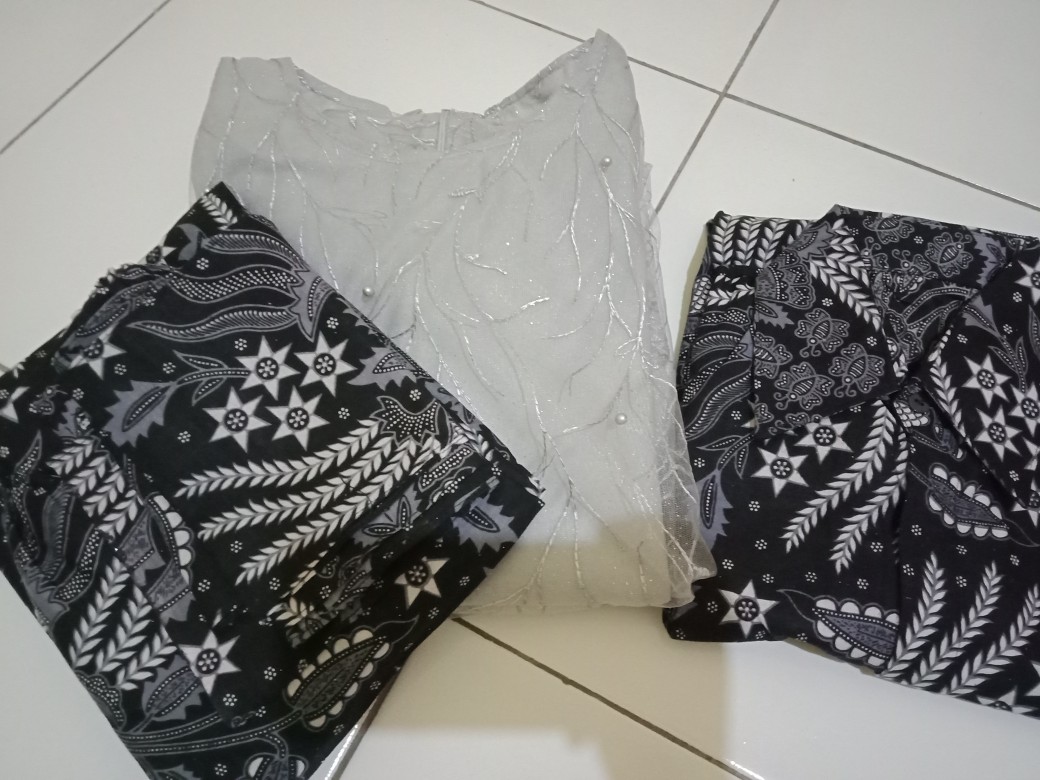 Couple Rnb Broklat Modern Motif Bunga Ganja Vs Pager Broklat // Batik Kekinian!! Artomoro_grosir