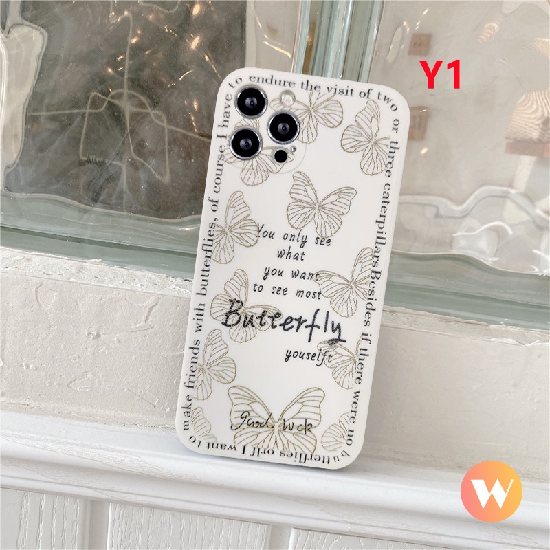 Butterfly Case Motif Bunga Kupu-Kupu Untuk Samsung A12 A13 A03s A33 A22 A21S A03 A72 A52s A50 A53 A50S A32 A30S A10S A20S A11 A52 A3 M22 M11 M22 M12