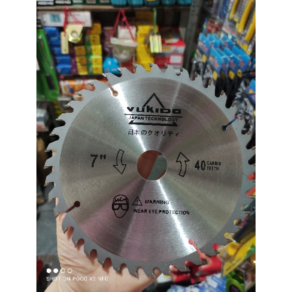 mata belah/mata potong kayu circularsaw 7in mata sirkel kayu 7&quot; 40T YUKIDO/circularsaw blade